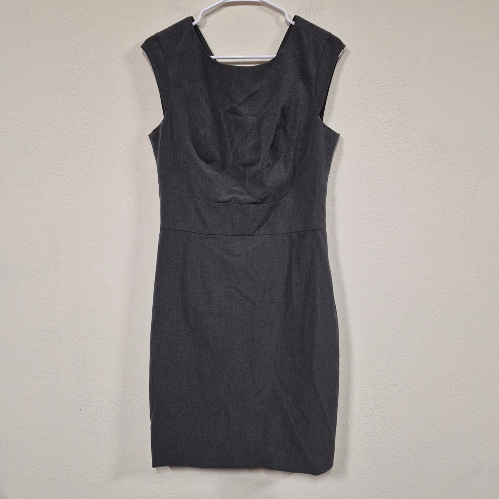 The Limited Collection Sleeveless Sheath Dress Size 10 Gray Career Workwear